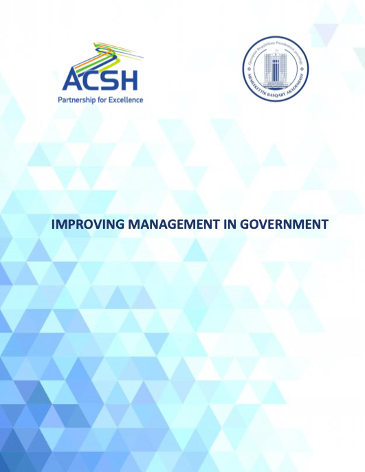 Improving management in government